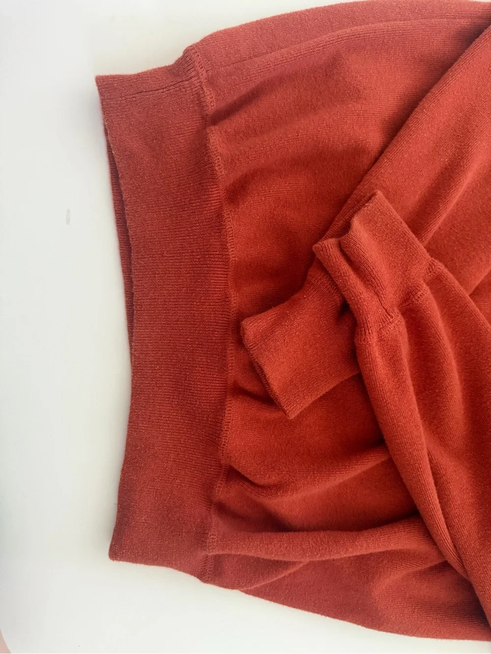 Polo Ralph Lauren Men’s Burnt Orange Crewneck Sweater w/ Green Pony Size Large